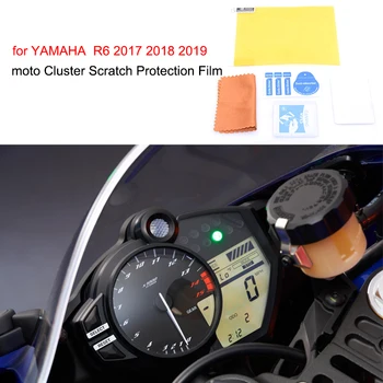R6 moto Cluster Защитно фолио от надраскване, защита на арматурното табло, TPU Blu-ray за YAMAHA 2017 2018 2019 R6