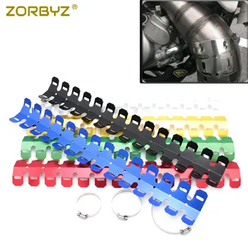 ZORBYZ, 1 комплект, 60 см, универсален алуминиев заглушител на ауспуха, теплозащитный калъф, защита на петата, под наем, мотоциклет