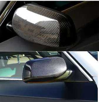 Автомобилни Капаци за Огледала за обратно виждане, изработени От Въглеродни Влакна за BMW 5 Серия E60 540i 550i Pre ИРТ 2004-2006