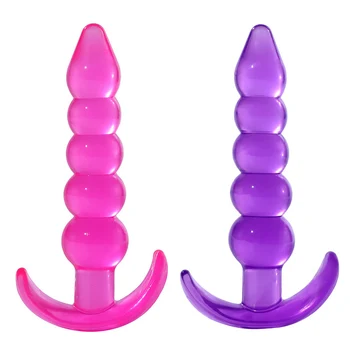 Кристални теглене мъниста Унисекс, задните анални тапи, женските играчки за стимулация на точката G, които се простират анални тапи за мастурбация, Играчки за възрастни