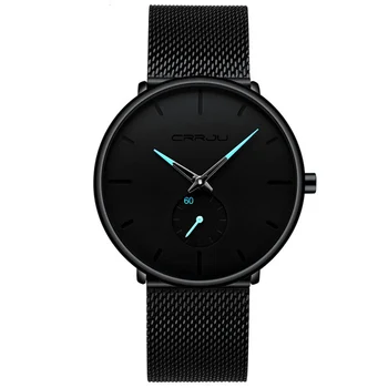 Нови мъжки кварцов часовник с каишка от неръждаема стомана, ежедневни индивидуални часове, модерен популярните мъжки часовници relogio Студентски Brand