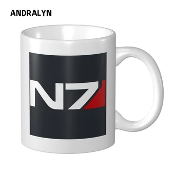 Персонализирана чаша за Mass Effect N7, керамични кафеена чаша с обем 11 грама, Директен доставка